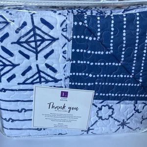 Lush decor Cotton reversible quilt three-piece set